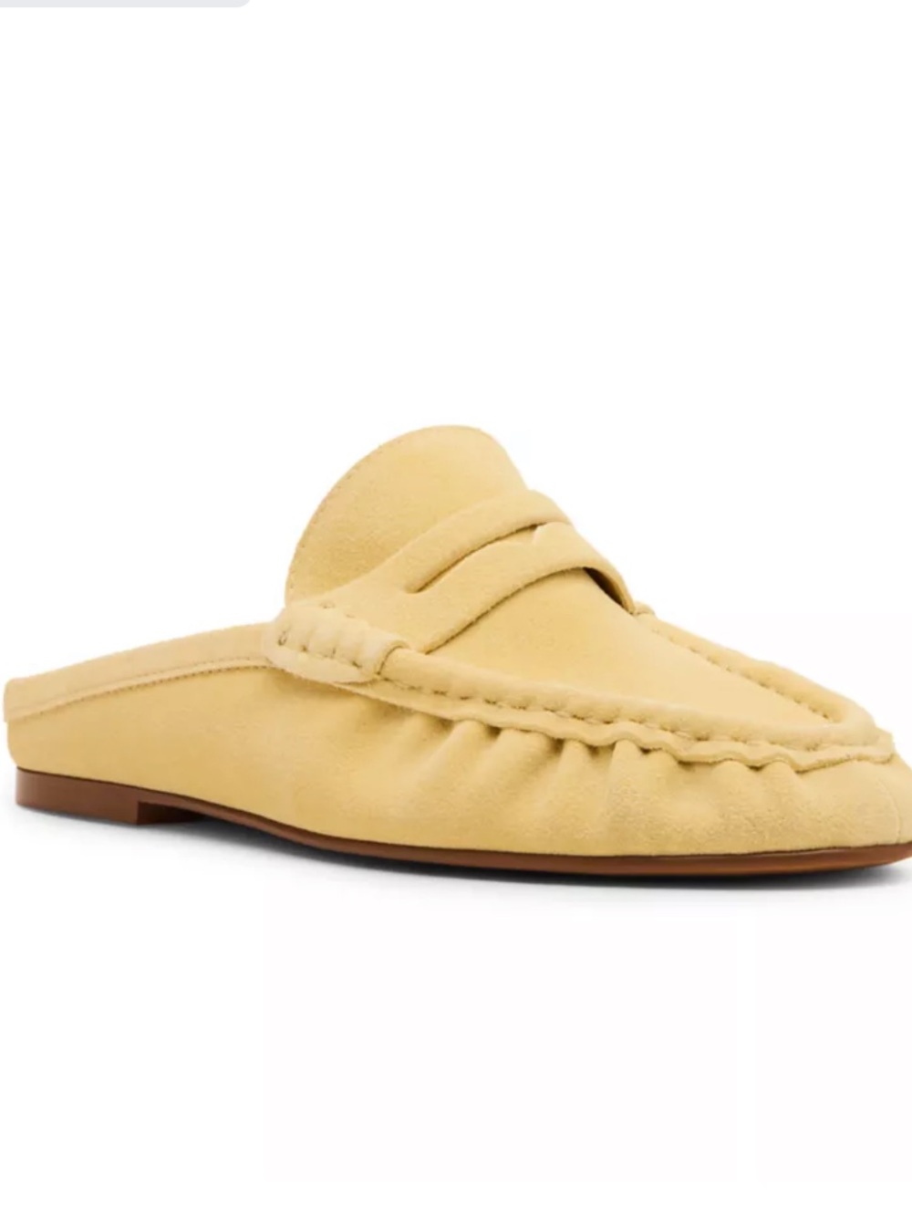 NIB • BUTTER YELLOW Steve Madden Rafe Mule Loafers
